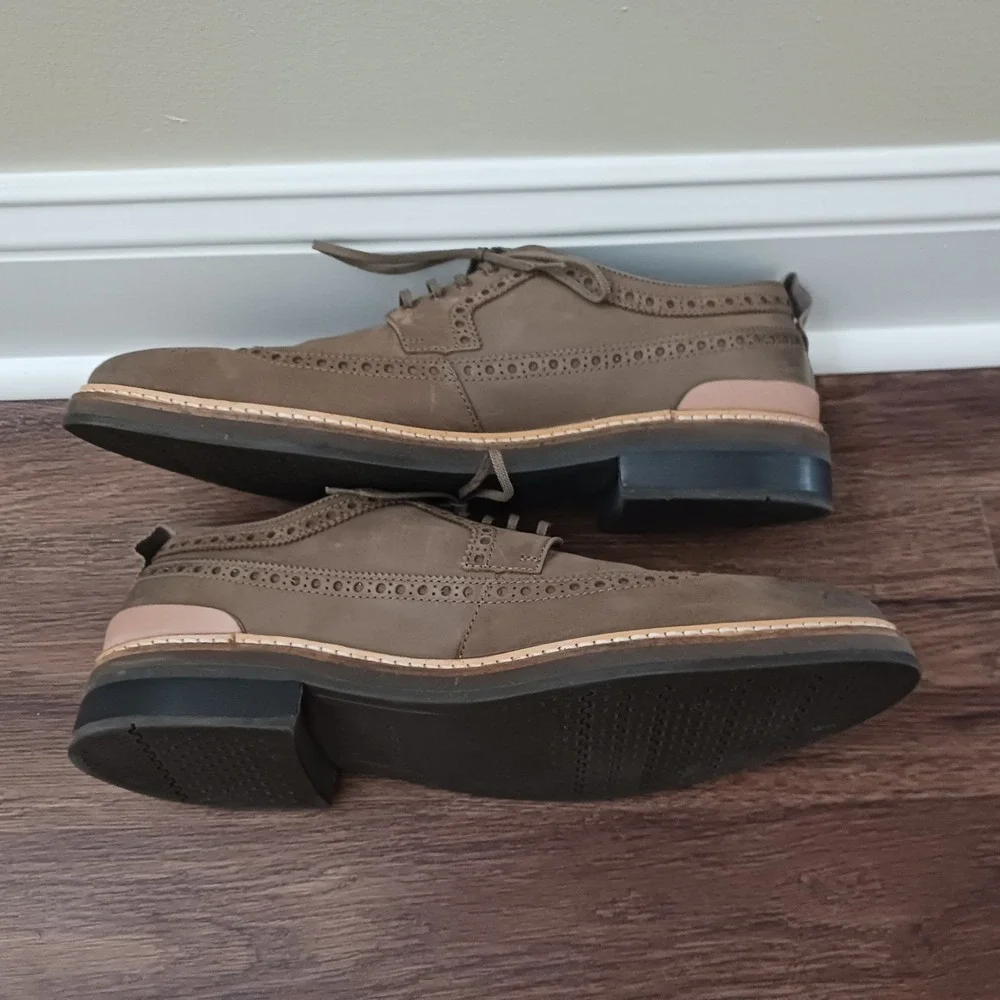 Cole Haan 2.Zerogrand Wingtip Oxford Mens 13 M Taupe C35838